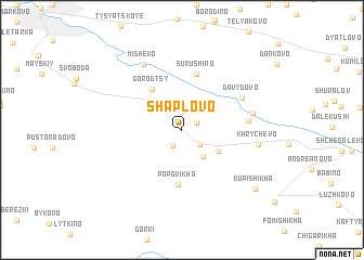 map of Shaplovo