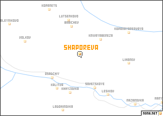 map of Shaporëva