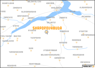 map of Shaporova Buda