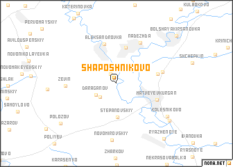 map of Shaposhnikovo