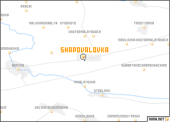 map of Shapovalovka