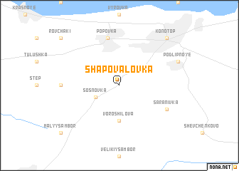 map of Shapovalovka