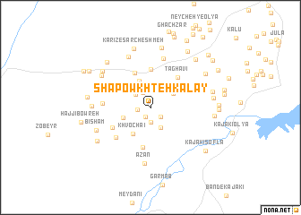 map of Shapowkhteh Kalay