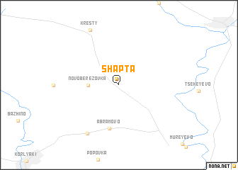 map of Shapta