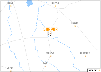 map of Shāpur