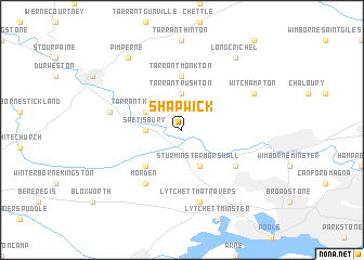 map of Shapwick