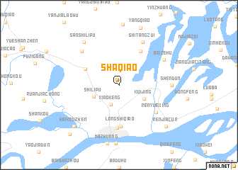 map of Shaqiao