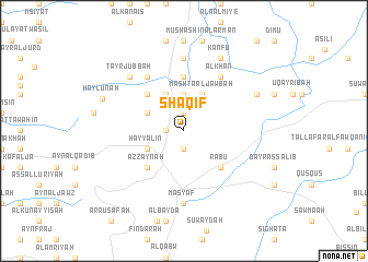 map of Shaqīf