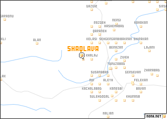 map of Shaqlāvā