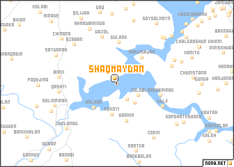 map of (( Shaqmaydān ))