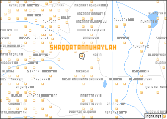 map of Shaqqat an Nuḩaylah