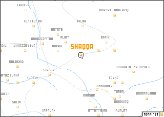 map of Shaqqā