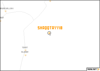 map of Shaqq Ţayyib