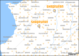 map of Shaqrūrān