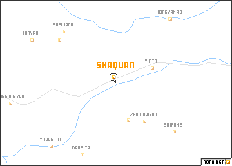 map of Shaquan
