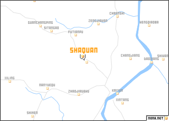 map of Shaquan