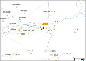 map of Shāqū