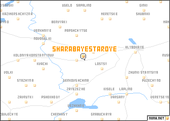 map of Sharabaye Staroye