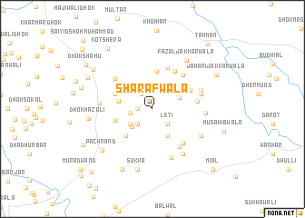 map of Sharafwāla