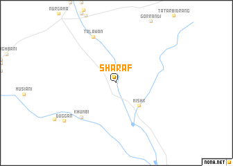 map of Sharāf