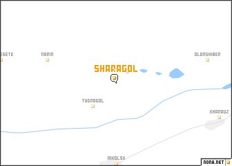 map of Shara-Gol