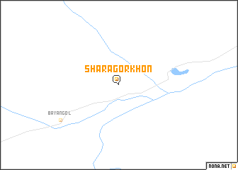 map of Shara-Gorkhon