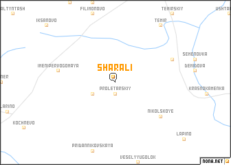 map of Sharali