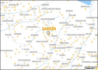 map of Shāram