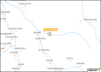 map of Sha‘rān