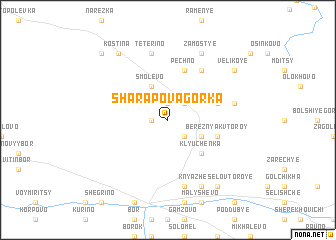 map of Sharapova Gorka