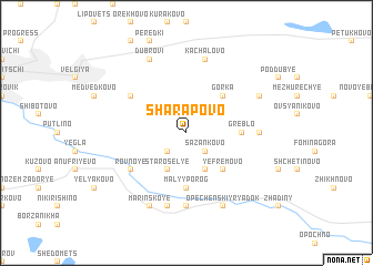 map of Sharapovo