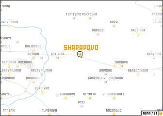 map of Sharapovo