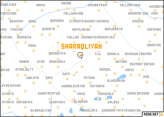 map of Sharaqlīyah