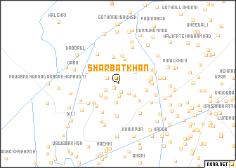 map of Sharbat Khān