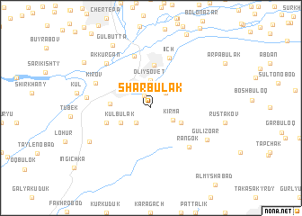 map of Shar-Bulak