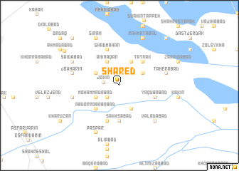 map of Shāred