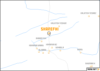 map of Sharefh\