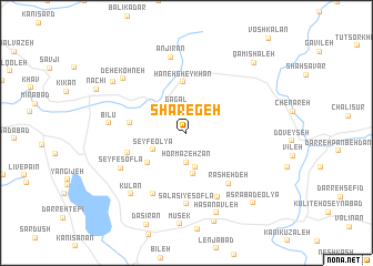 map of Sharegeh