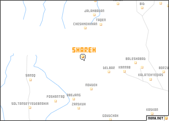 map of Shāreh