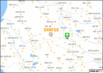 map of Shargë