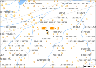 map of Sharīfābād