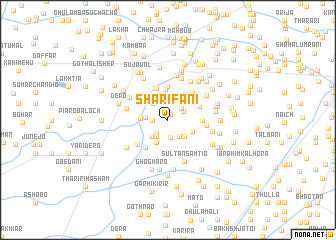 map of Sharīfāni