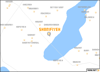 map of Sharīfīyeh