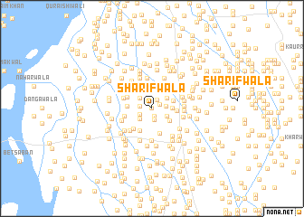 map of Sharīfwāla