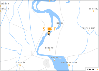 map of Sharīf