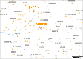 map of Shāriḩ