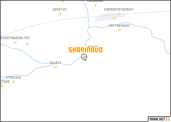 map of (( Sharinovo ))