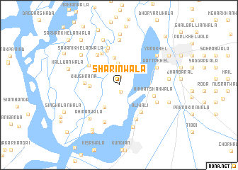 map of Sharīnwāla