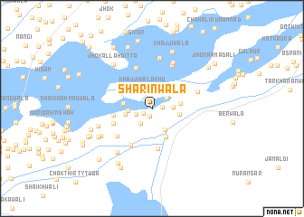 map of Sharīnwāla