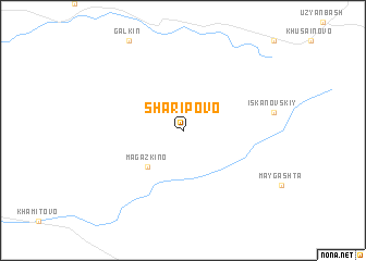 map of Sharipovo